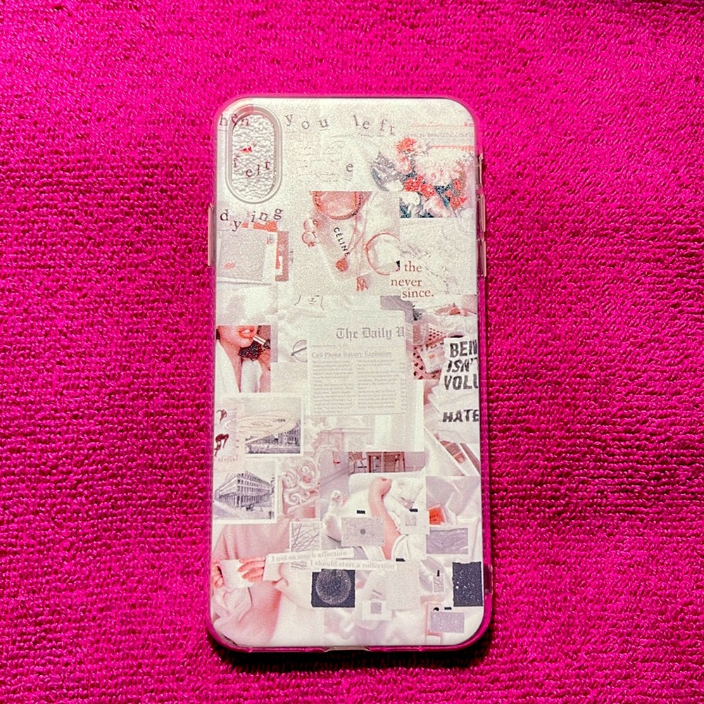 XS Max Phone Case Newspaper
